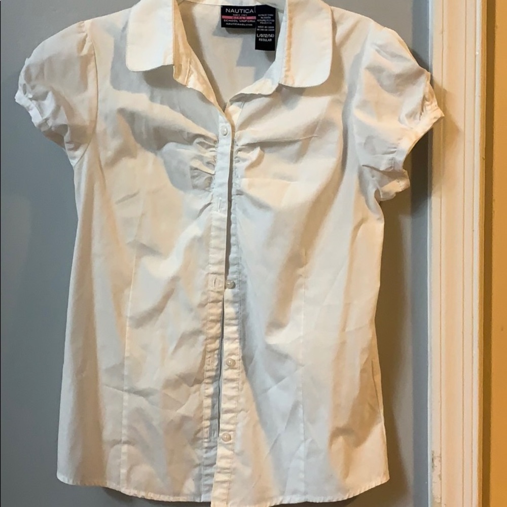 White button down shirt